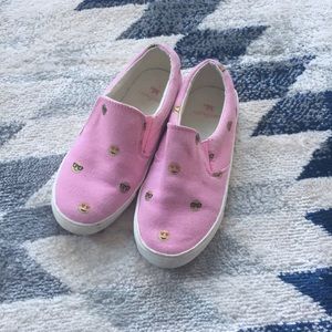 Crewcuts Girls Size 13 slip on sneakers